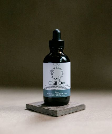 Picture of WILD RAVEN HERBALS - CHILL OUT TINCTURE 100ML